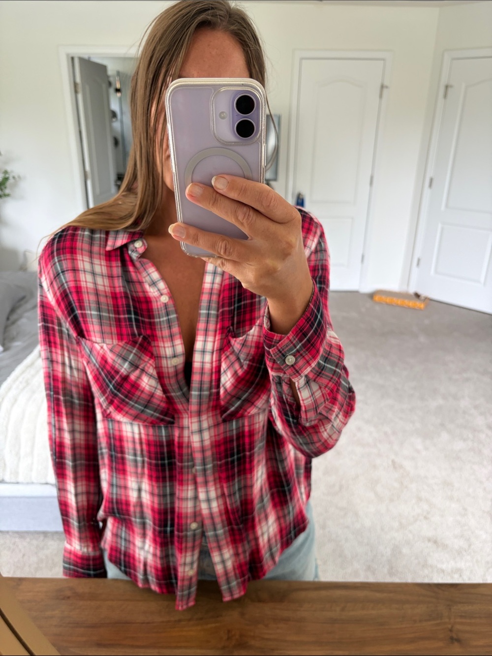 Plaid button down - Picture 3 of 4